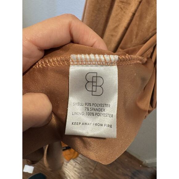 Baltic Born Size Small Katelyn Maxi Wrap Dress Crushed Velvet Burnt Orange Boho - Picture 7 of 12